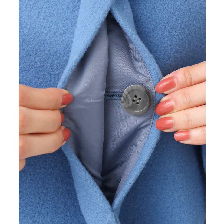 [超軽量]エアリアルウール ミドル丈フーデットコート | MK MICHEL KLEIN | 詳細画像27 