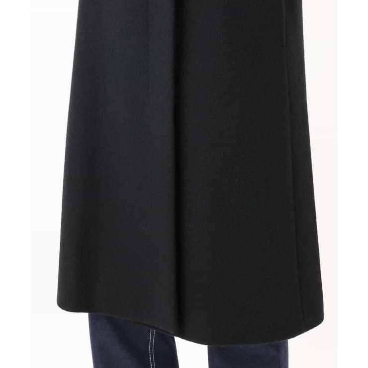 SUPER100sウール スタンドカラーロングコート | MK MICHEL KLEIN | 詳細画像22 