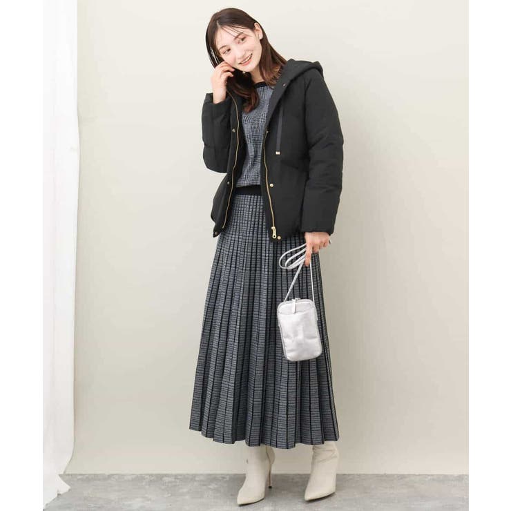 新品タグ付き！モカショート丈ダウン☆Size【M】MK MICHEL  セール】 タフタショート丈ダウン （ダウンジャケット・ベスト）｜MK