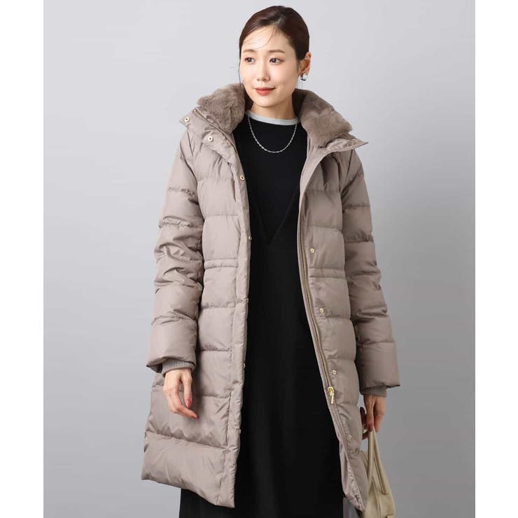 ベーシックタフタ ロングダウンコート/撥水加工 | MK MICHEL KLEIN | 詳細画像1 