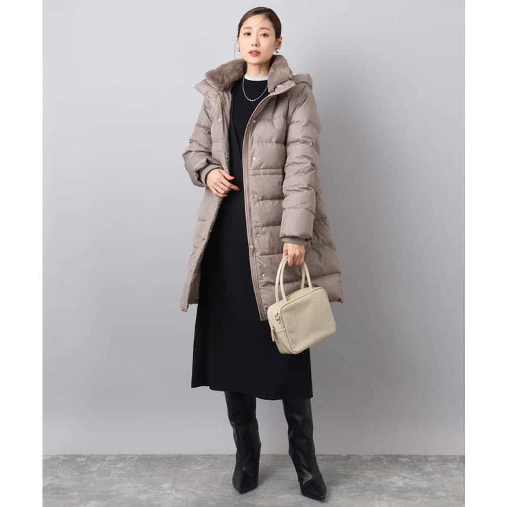 ベーシックタフタ ロングダウンコート/撥水加工 | MK MICHEL KLEIN | 詳細画像15 