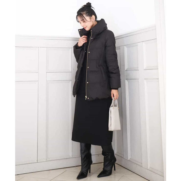 ベーシックタフタ ミドルダウンコート/撥水加工 | MK MICHEL KLEIN | 詳細画像18 