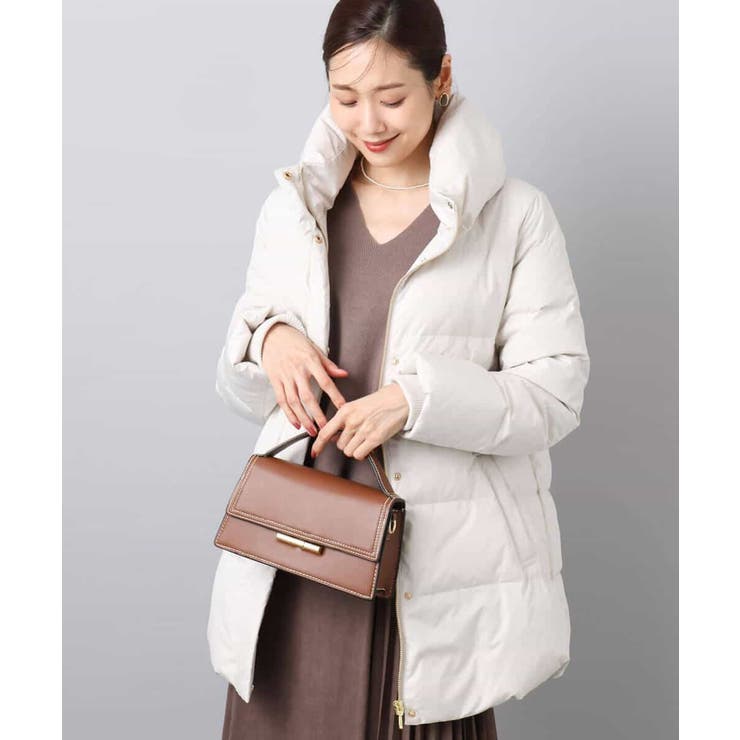 ベーシックタフタ ミドルダウンコート/撥水加工 | MK MICHEL KLEIN | 詳細画像2 