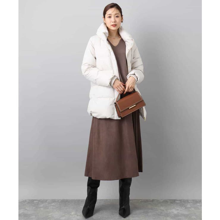 ベーシックタフタ ミドルダウンコート/撥水加工 | MK MICHEL KLEIN | 詳細画像4 