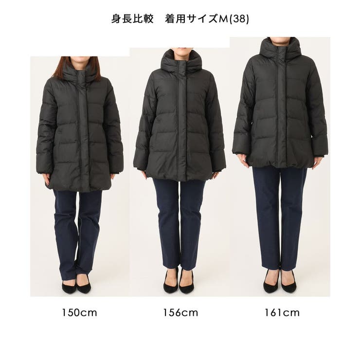 [撥水/リサイクルダウン]ベーシックタフタミドルダウンコート | MK MICHEL KLEIN | 詳細画像59 