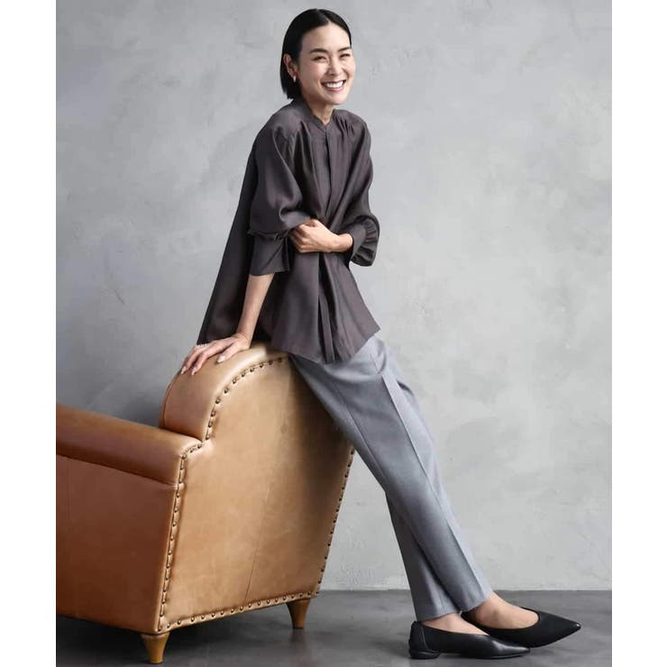 シアーAラインブラウス | MICHEL KLEIN | 詳細画像11 