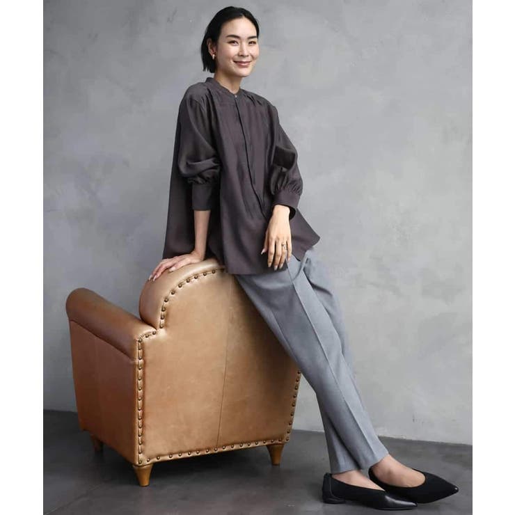 シアーAラインブラウス | MICHEL KLEIN | 詳細画像13 