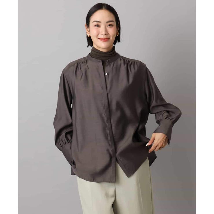 シアーAラインブラウス | MICHEL KLEIN | 詳細画像16 