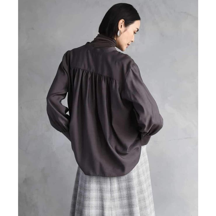 シアーAラインブラウス | MICHEL KLEIN | 詳細画像4 