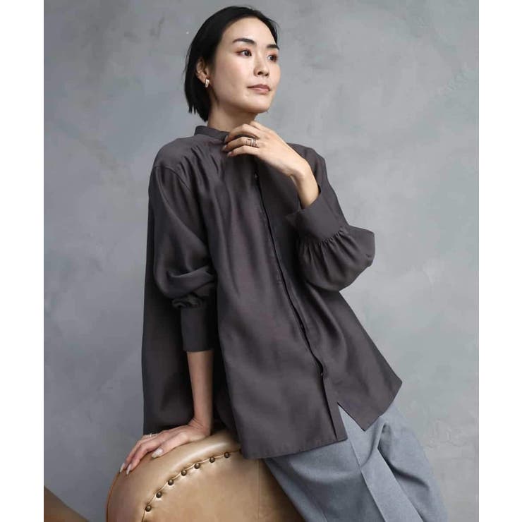 シアーAラインブラウス | MICHEL KLEIN | 詳細画像9 