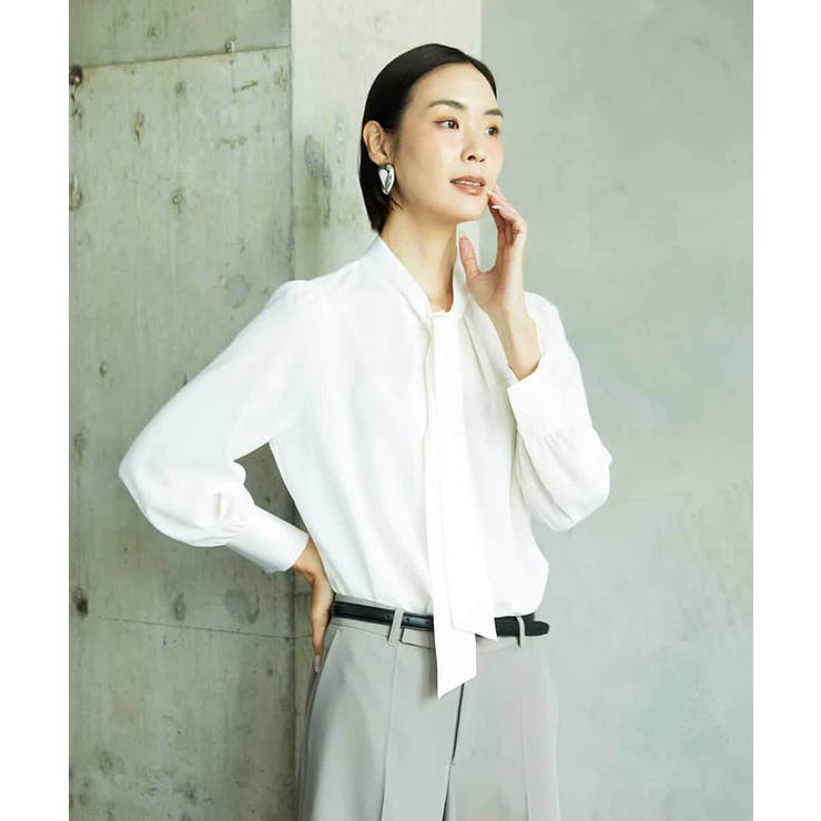 ボウタイブラウス | MICHEL KLEIN | 詳細画像6 