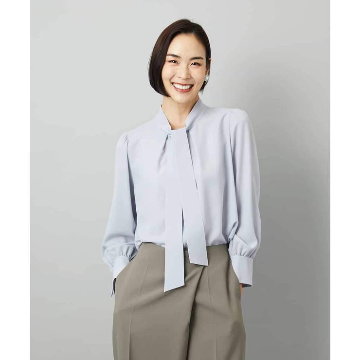 ラベンダー | ボウタイブラウス | MICHEL KLEIN