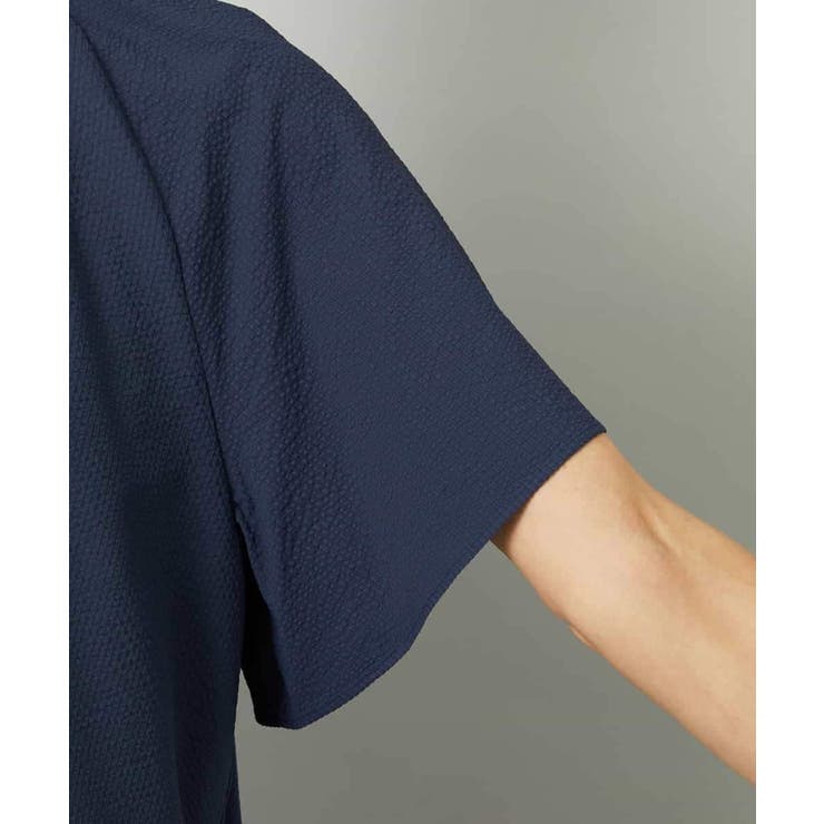 [セットアップ対応]ギャザーブラウス サッカー無地 | MICHEL KLEIN | 詳細画像17 