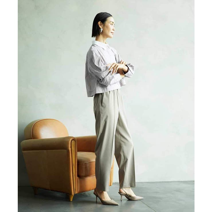 [2WAY]クレリックオーバーサイズストライプシャツ | MICHEL KLEIN | 詳細画像22 