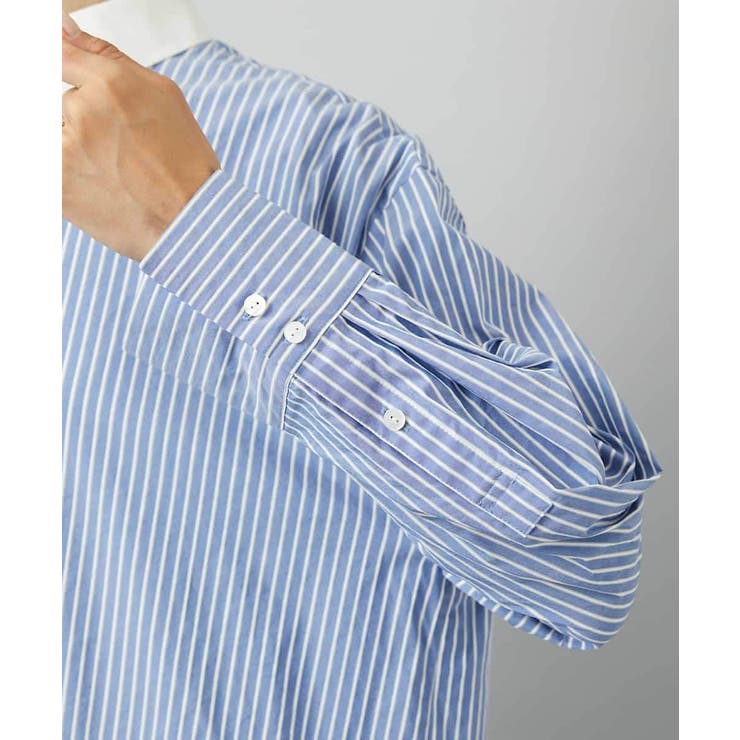 [2WAY]クレリックオーバーサイズストライプシャツ | MICHEL KLEIN | 詳細画像28 