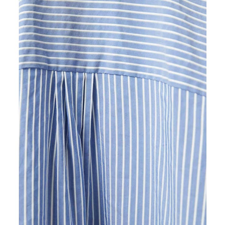 [2WAY]クレリックオーバーサイズストライプシャツ | MICHEL KLEIN | 詳細画像32 