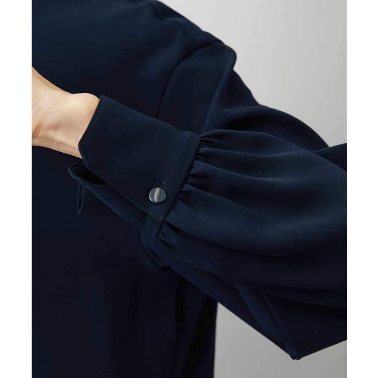 [セットアップ対応]ノーカラーブラウス | MICHEL KLEIN | 詳細画像20 