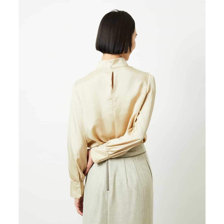 ギャザーディテールブラウス | MICHEL KLEIN | 詳細画像17 