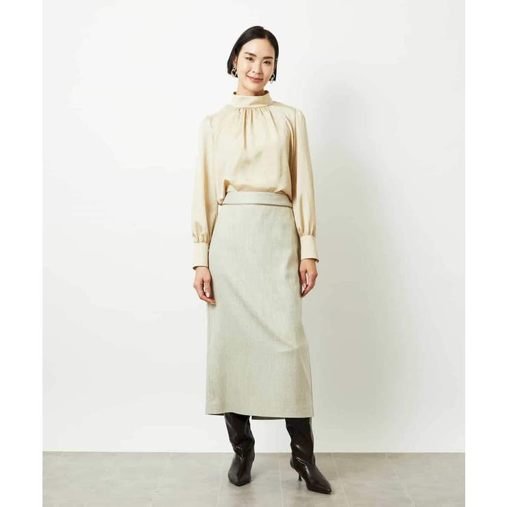 ギャザーディテールブラウス | MICHEL KLEIN | 詳細画像19 