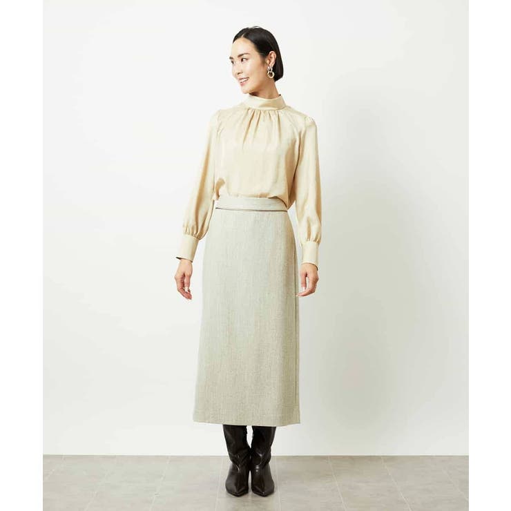 ギャザーディテールブラウス | MICHEL KLEIN | 詳細画像20 