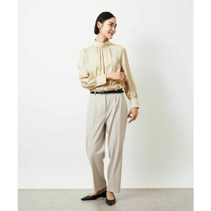 ギャザーディテールブラウス | MICHEL KLEIN | 詳細画像24 