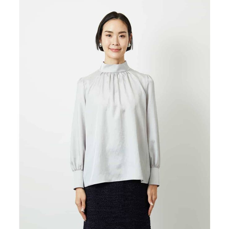 ギャザーディテールブラウス | MICHEL KLEIN | 詳細画像27 