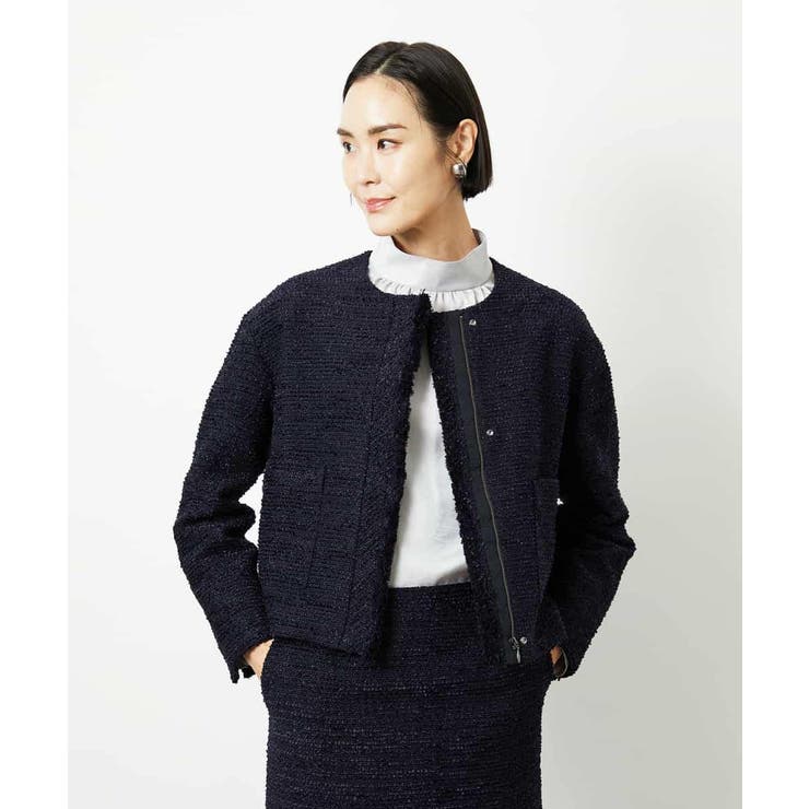 ギャザーディテールブラウス | MICHEL KLEIN | 詳細画像6 