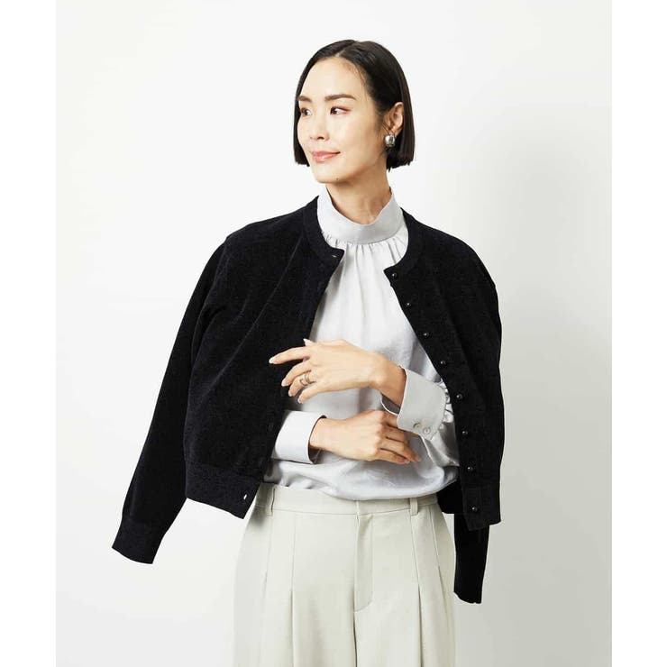 ギャザーディテールブラウス | MICHEL KLEIN | 詳細画像8 