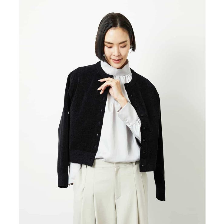 ギャザーディテールブラウス | MICHEL KLEIN | 詳細画像9 