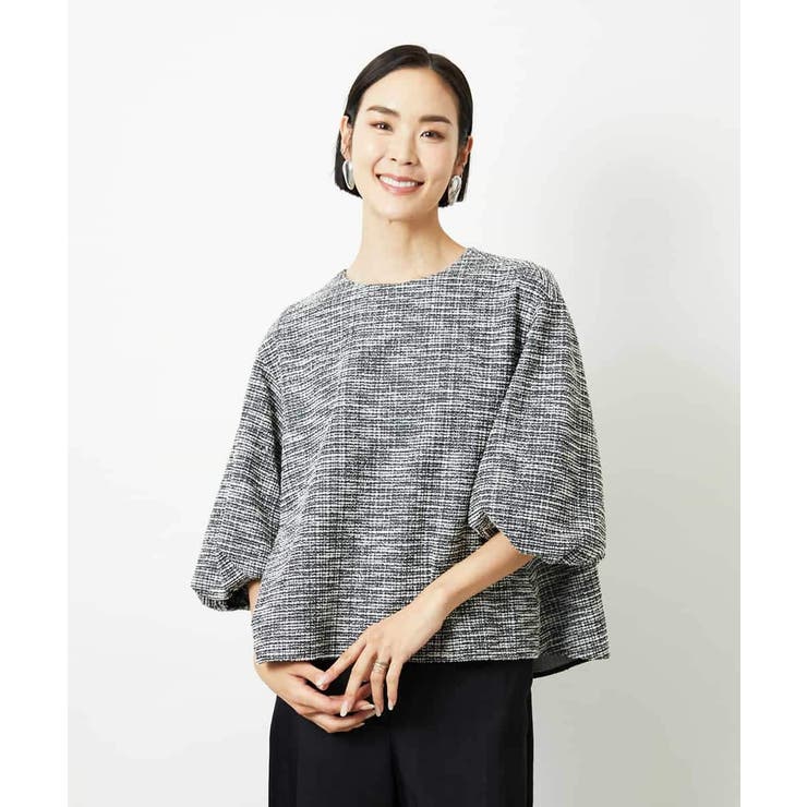 ツィードライクプルオーバー | MICHEL KLEIN | 詳細画像1 