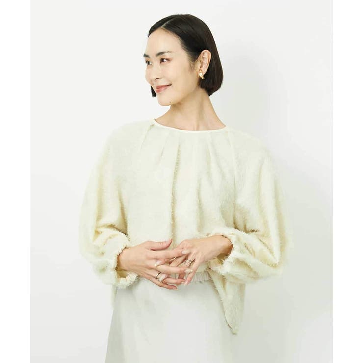 [セットアップ対応]袖ボリュームブラウス | MICHEL KLEIN | 詳細画像12 