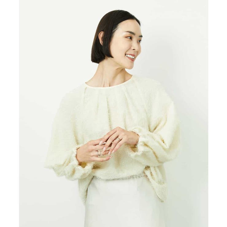 [セットアップ対応]袖ボリュームブラウス | MICHEL KLEIN | 詳細画像13 