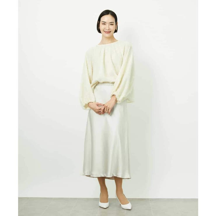 [セットアップ対応]袖ボリュームブラウス | MICHEL KLEIN | 詳細画像14 