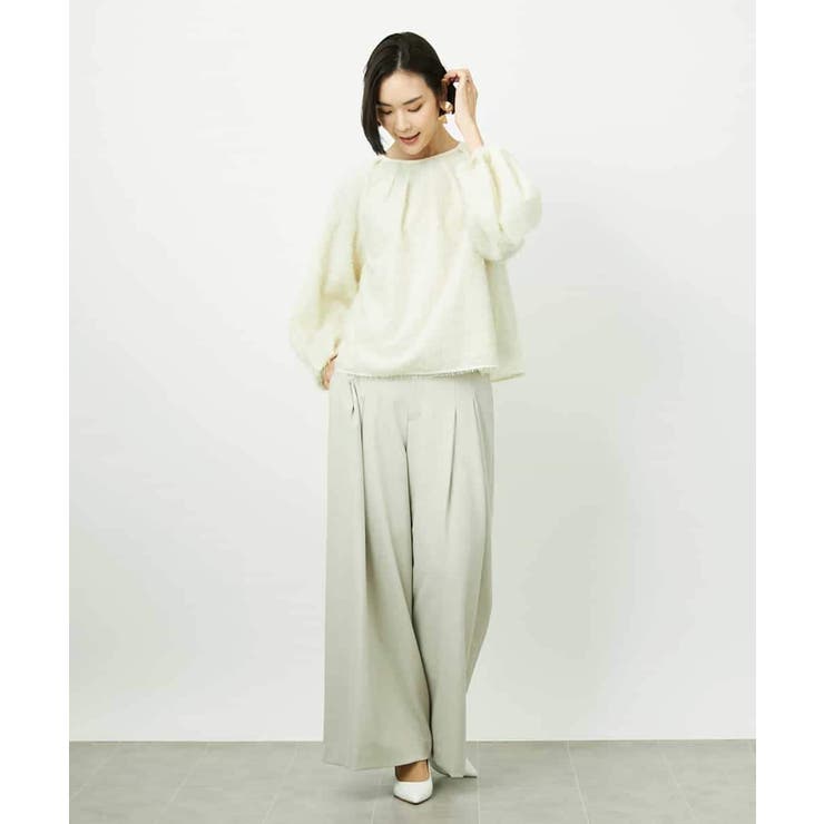 [セットアップ対応]袖ボリュームブラウス | MICHEL KLEIN | 詳細画像19 