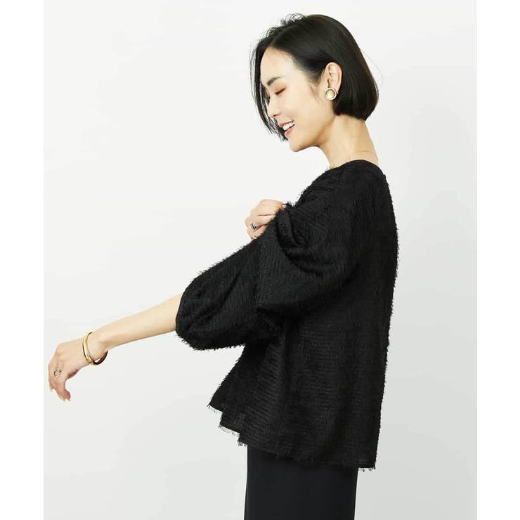 [セットアップ対応]袖ボリュームブラウス | MICHEL KLEIN | 詳細画像3 