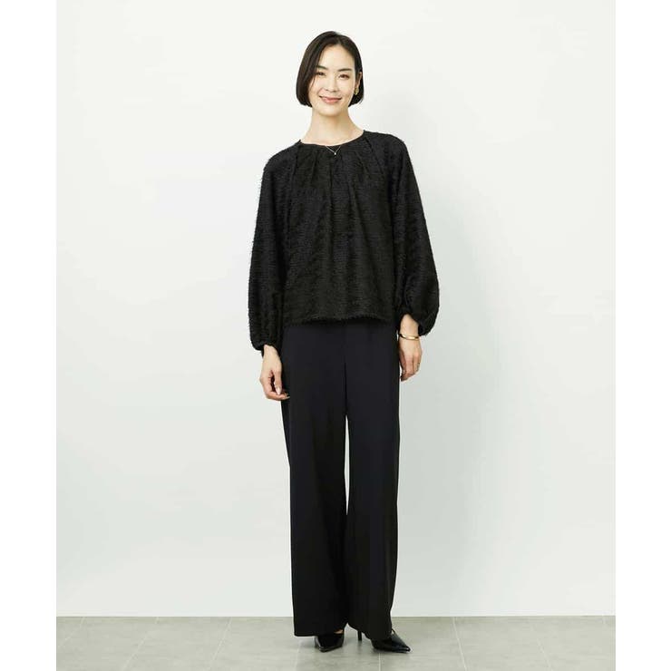 [セットアップ対応]袖ボリュームブラウス | MICHEL KLEIN | 詳細画像4 