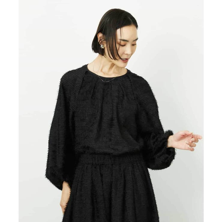 [セットアップ対応]袖ボリュームブラウス | MICHEL KLEIN | 詳細画像7 