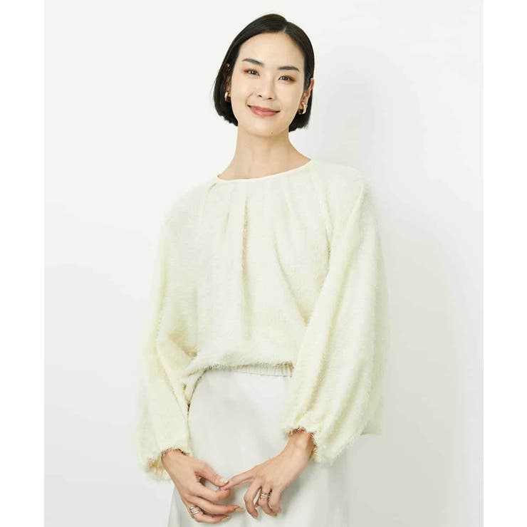 アイボリー | [セットアップ対応]袖ボリュームブラウス | MICHEL KLEIN