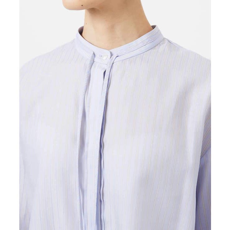 テンセルドビー細ボウタイブラウス | MICHEL KLEIN | 詳細画像24 