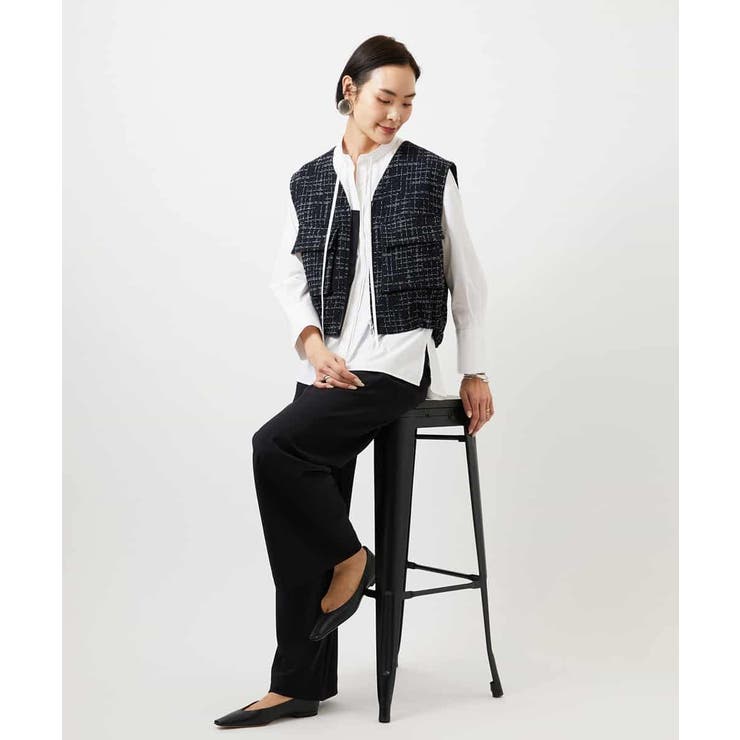 細ボウタイブラウス | MICHEL KLEIN | 詳細画像10 