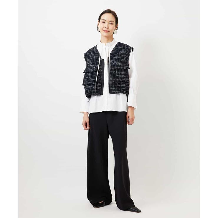 細ボウタイブラウス | MICHEL KLEIN | 詳細画像15 