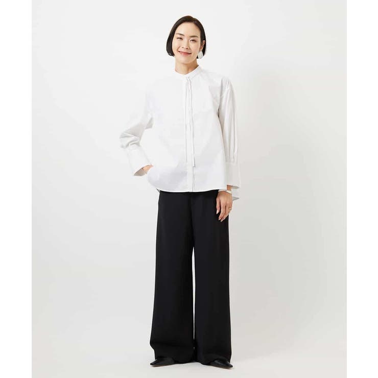 細ボウタイブラウス | MICHEL KLEIN | 詳細画像4 