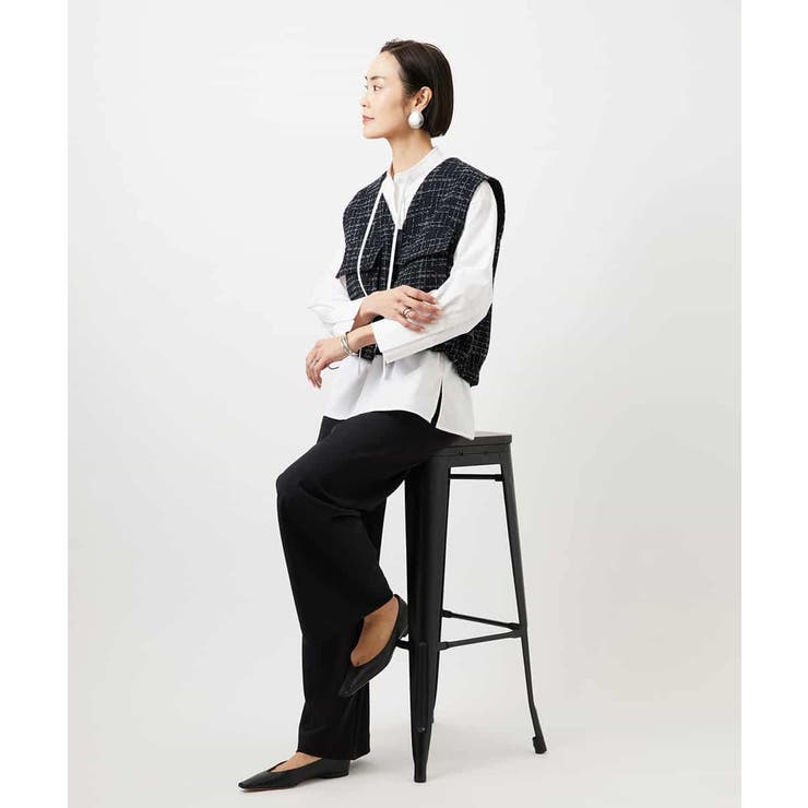 細ボウタイブラウス | MICHEL KLEIN | 詳細画像9 