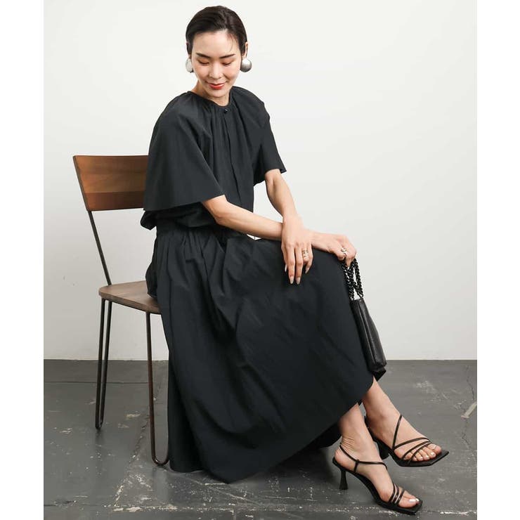 [ドライタッチ]ギャザーブラウス 無地(セットアップ対応) | MICHEL KLEIN | 詳細画像23 