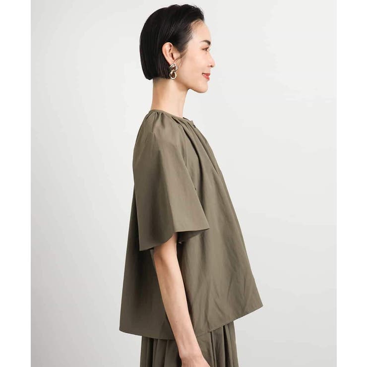 [ドライタッチ]ギャザーブラウス 無地(セットアップ対応) | MICHEL KLEIN | 詳細画像26 