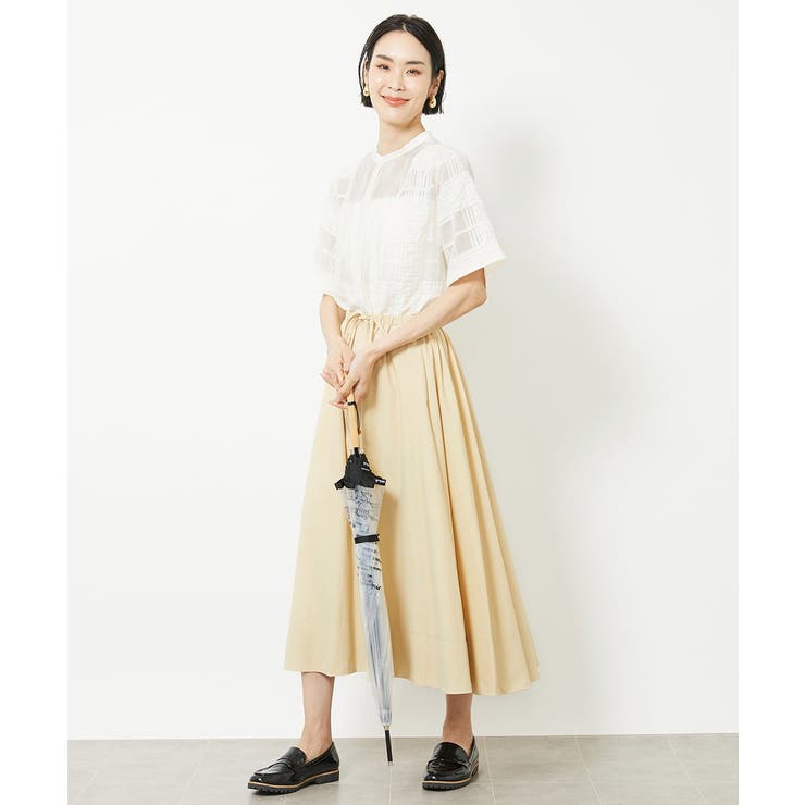 [セットアップ対応]チェックジャカードレースブラウス | MICHEL KLEIN | 詳細画像18 