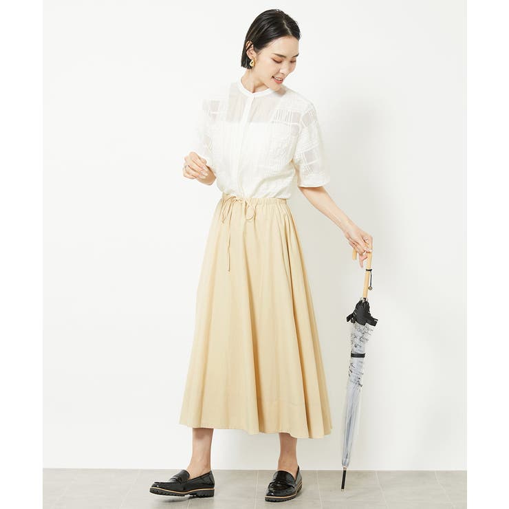 [セットアップ対応]チェックジャカードレースブラウス | MICHEL KLEIN | 詳細画像20 