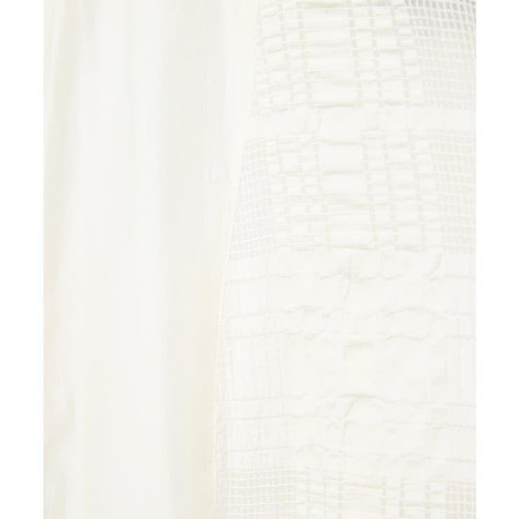 [セットアップ対応]チェックジャカードレースブラウス | MICHEL KLEIN | 詳細画像29 