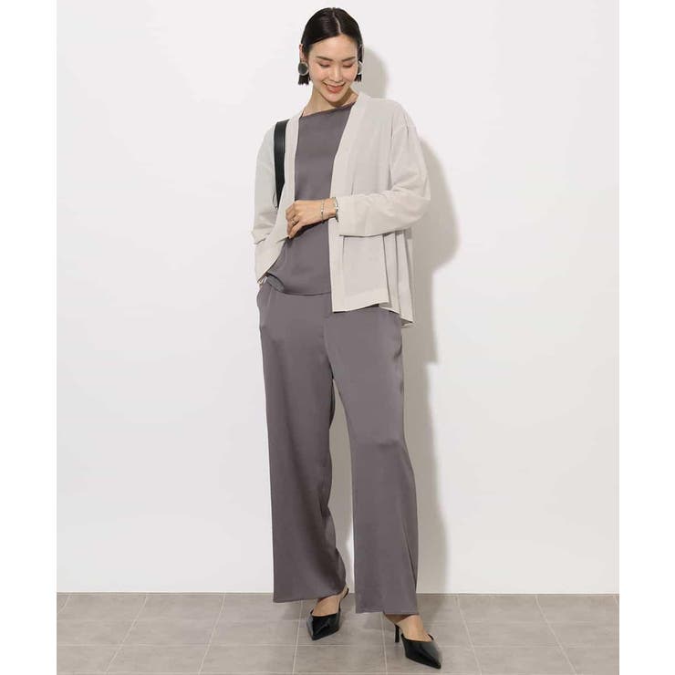 [セットアップ対応]サテンオーバーブラウス | MICHEL KLEIN | 詳細画像49 