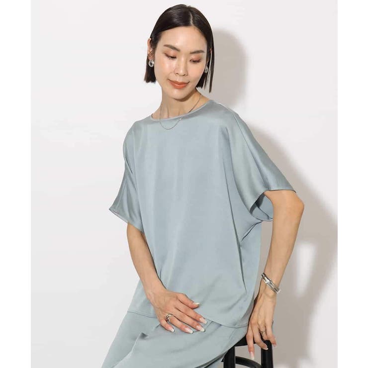 [セットアップ対応]サテンオーバーブラウス | MICHEL KLEIN | 詳細画像50 